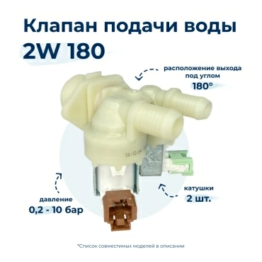 Электроклапан  для  Zanussi ZWF1201 